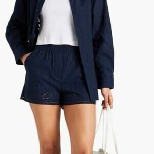 Rag & Bone Maye Embroidered Blue Short size Medium